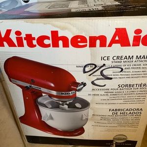 Kitchen aid ice cream maker attachment